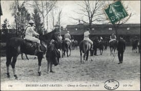 Champ de courses début 20ème siècle